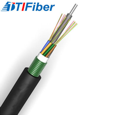 Cable de fribra óptica acorazado del solo modo GYTS para la telecomunicación
