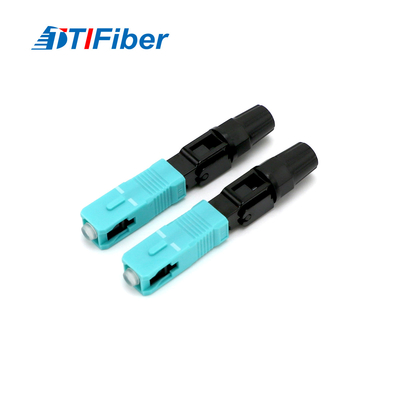 Conector rápido de la fibra óptica con varios modos de funcionamiento del SC OM3 de FTTH