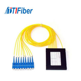 Módulo modificado para requisitos particulares divisor del ABS de Pigtailed del empalme de la fibra óptica del PLC del polaco de UPC/APC
